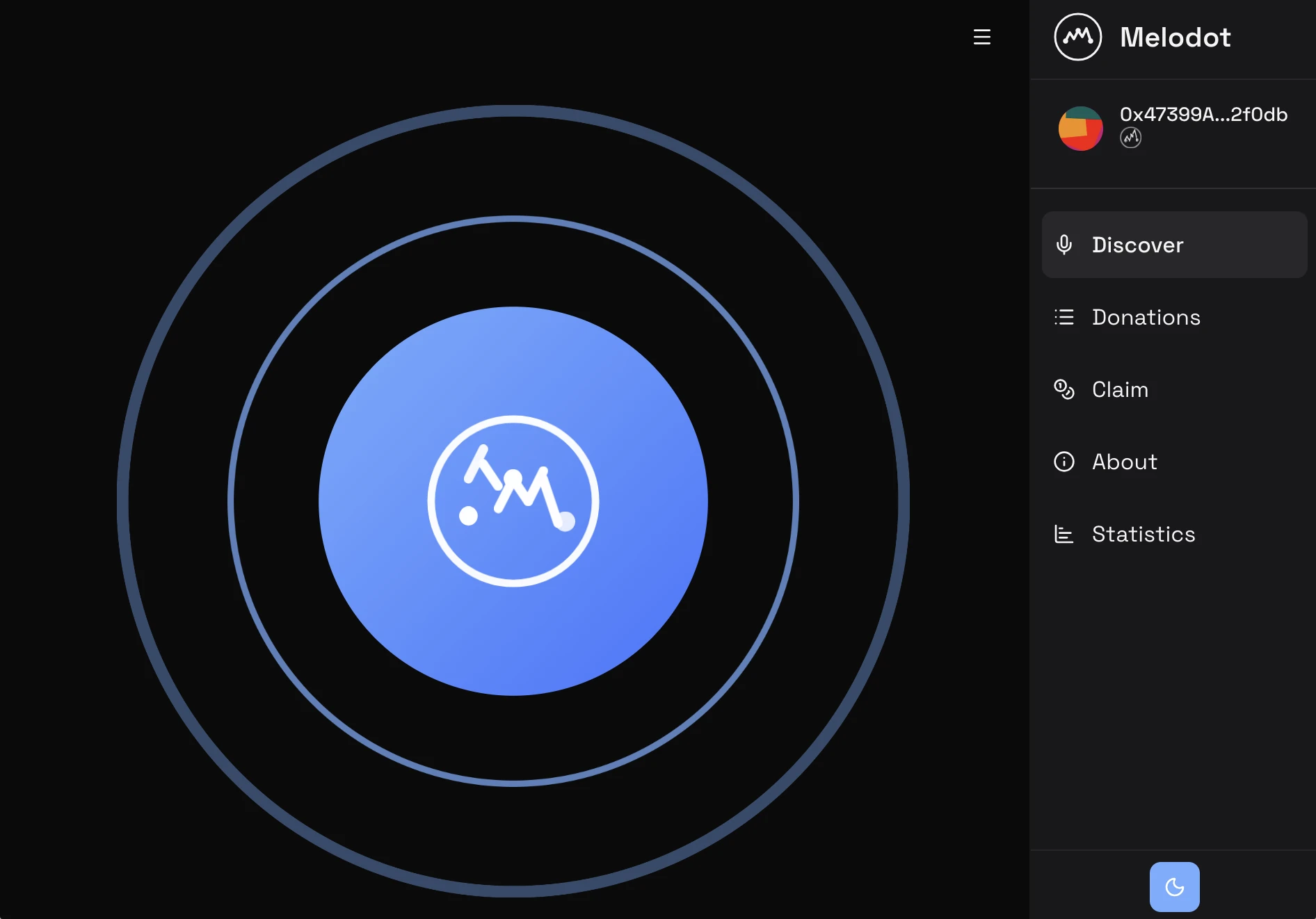 MeloDot - decentralized music discovery and donation dApp